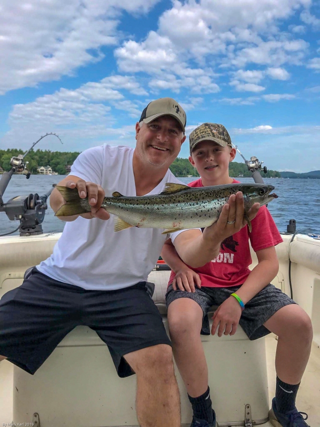 Fishing on Winnipesaukee August 4 2019-6